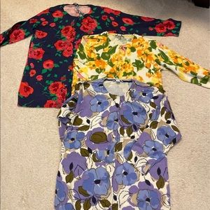 Isaac Mizrahi Live Cardigans- lot of three